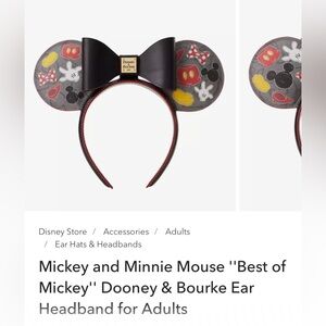 Mickey and Minnie Mouse ''Best of Mickey'' Dooney & Bourke Ears